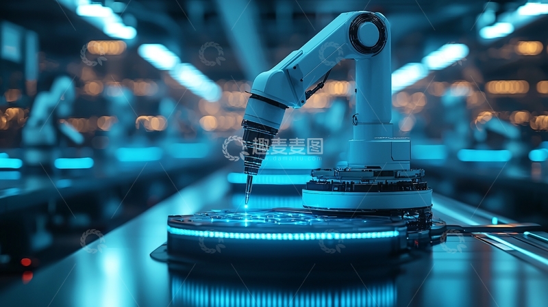 高清大图下载【趣麦麦图】工业机器人