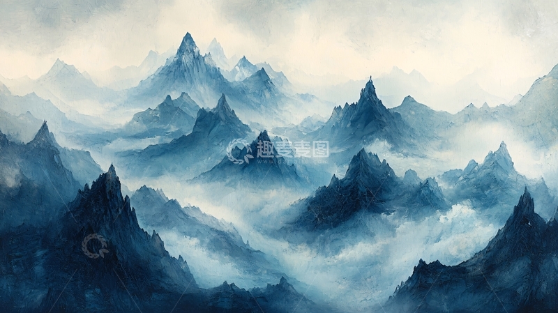 高清大图下载【趣麦麦图】水墨画