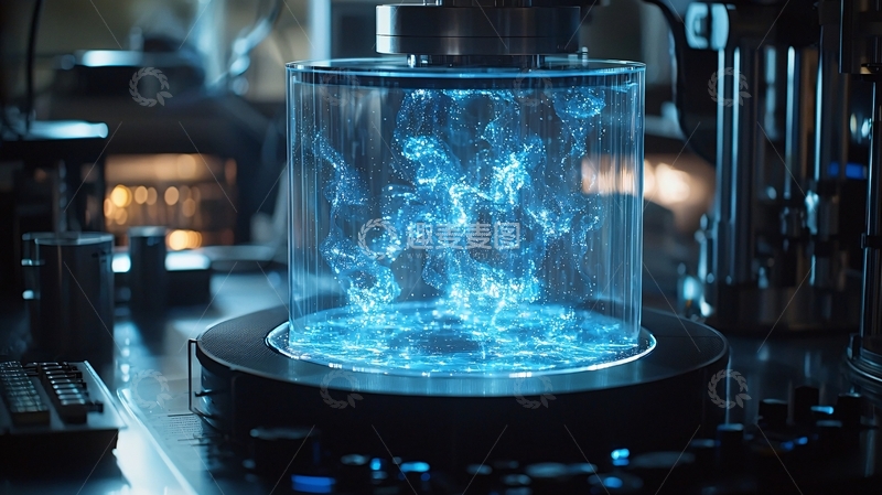 高清大图下载【趣麦麦图】蓝色能量