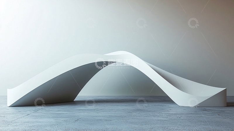 高清大图下载【趣麦麦图】抽象白色雕塑