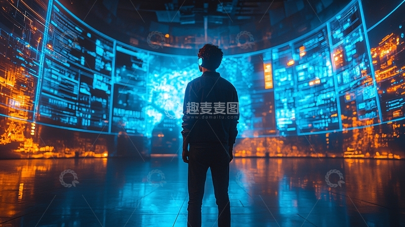 高清大图下载【趣麦麦图】科技感十足的未来场景