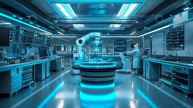 高清大图下载【趣麦麦图】未来科技实验室