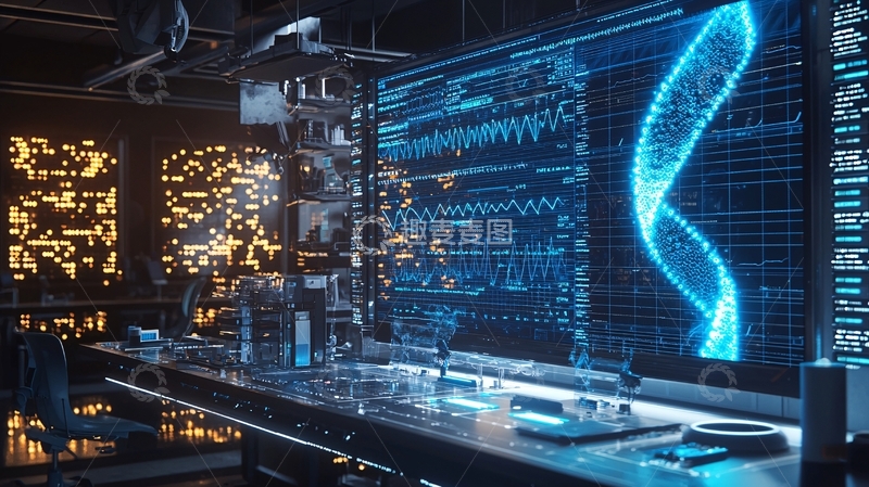 高清大图下载【趣麦麦图】科技感实验室