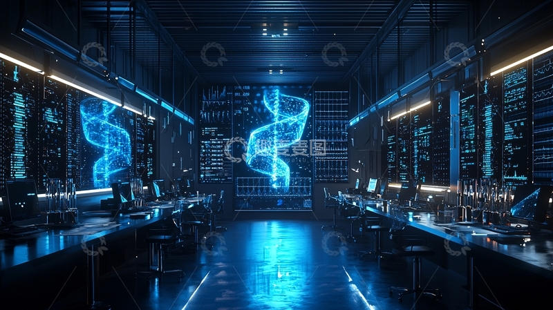 高清大图下载【趣麦麦图】未来科技实验室