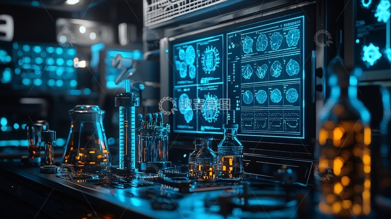 高清大图下载【趣麦麦图】未来科技实验室