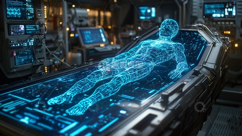 高清大图下载【趣麦麦图】未来科技医疗