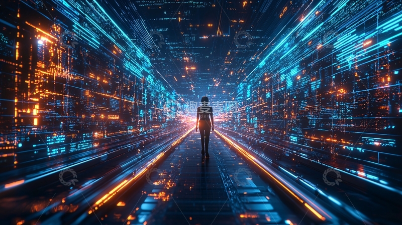 高清大图下载【趣麦麦图】数字世界