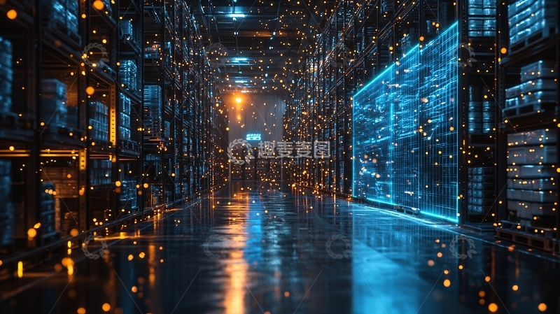 高清大图下载【趣麦麦图】未来科技感走廊