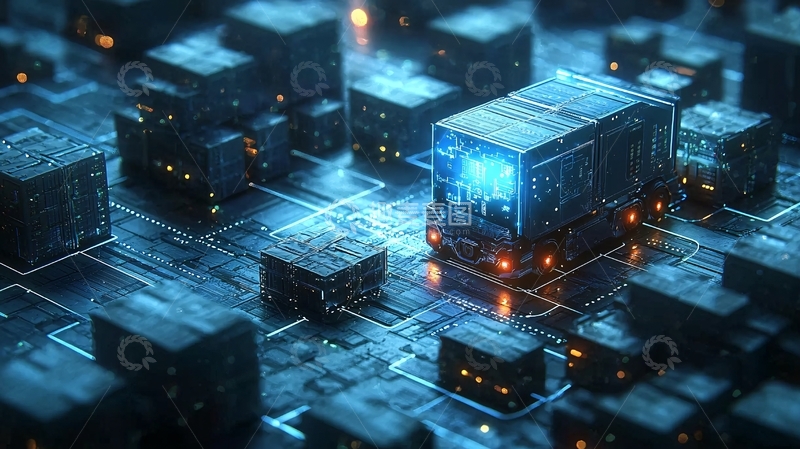 高清大图下载【趣麦麦图】未来科技感数据中心