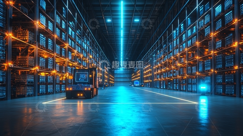 高清大图下载【趣麦麦图】未来科技感仓库