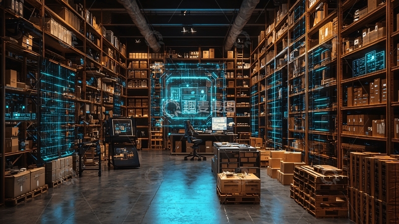 高清大图下载【趣麦麦图】智能仓库