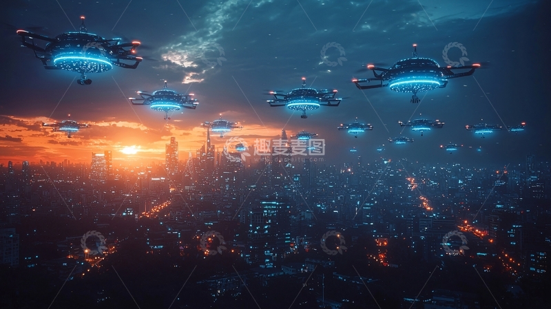 高清大图下载【趣麦麦图】未来城市