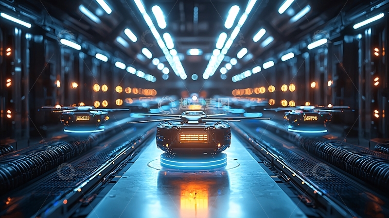 高清大图下载【趣麦麦图】未来科技感隧道