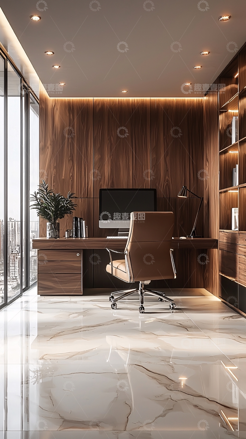 高清大图下载【趣麦麦图】现代简约高端商务办公空间