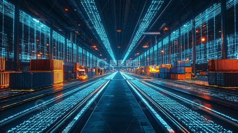 高清大图下载【趣麦麦图】未来科技感数据中心