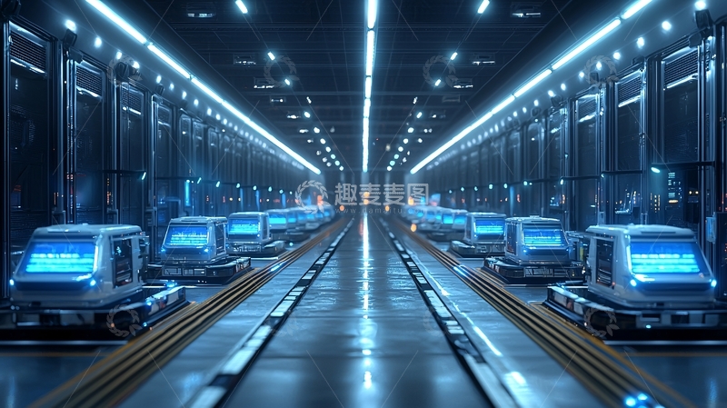 高清大图下载【趣麦麦图】未来科技感长廊