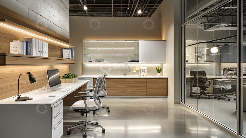 高清大图下载【趣麦麦图】现代简约办公空间设计