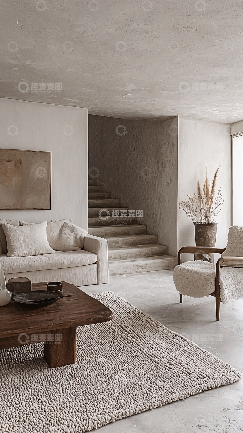 高清大图下载【趣麦麦图】极简风客厅家居设计