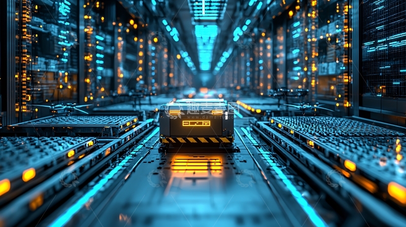 高清大图下载【趣麦麦图】未来科技感通道