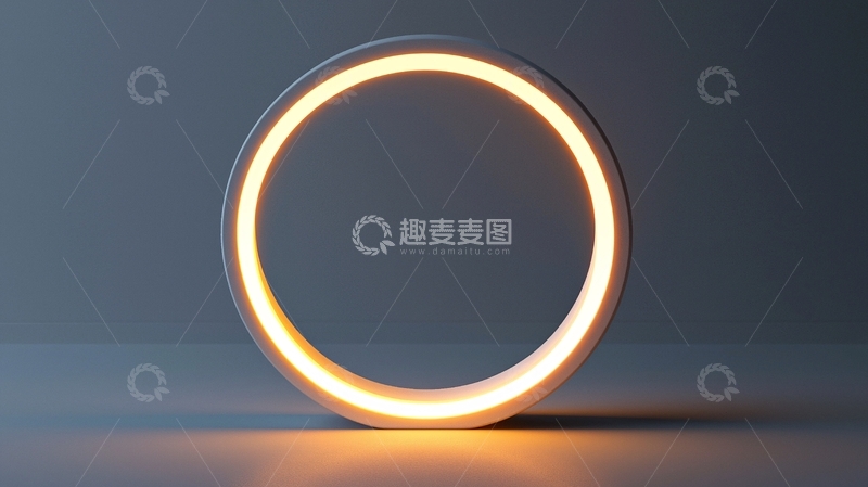 高清大图下载【趣麦麦图】发光圆环