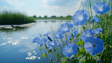 蓝花