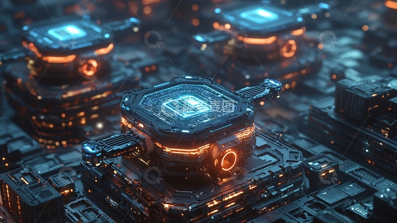 高清大图下载【趣麦麦图】未来科技感芯片