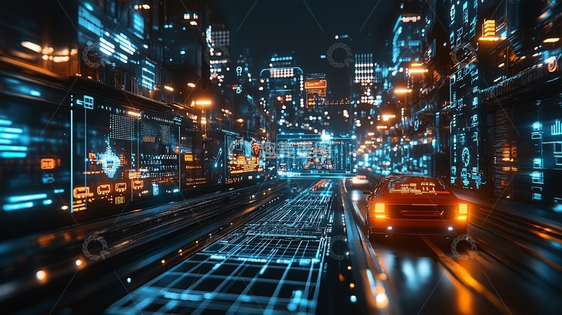 高清大图下载【趣麦麦图】未来城市夜景70