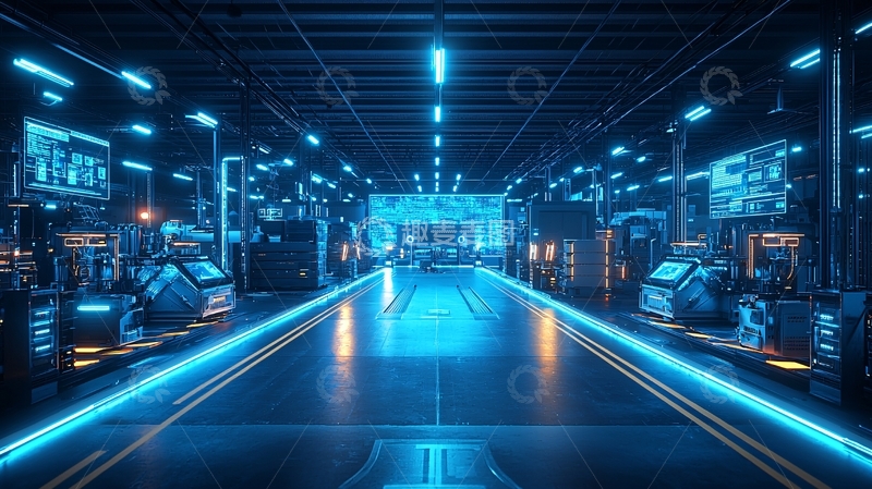高清大图下载【趣麦麦图】未来科技感通道
