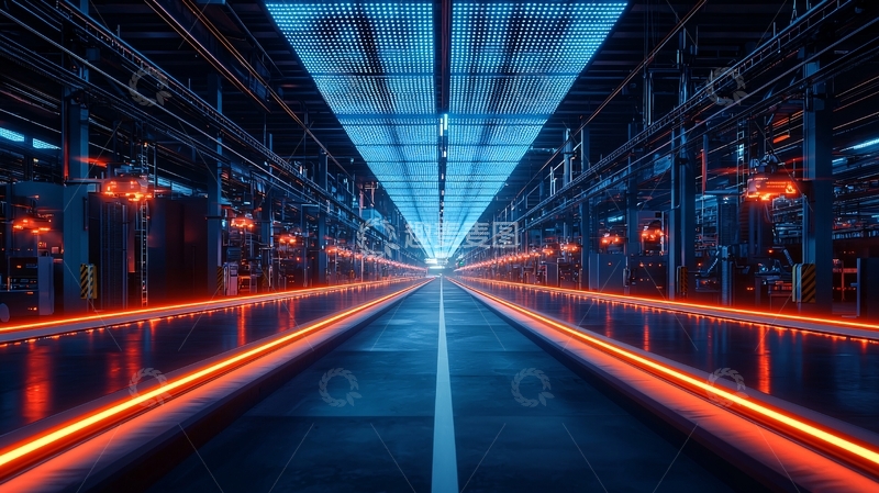 高清大图下载【趣麦麦图】科技感未来通道