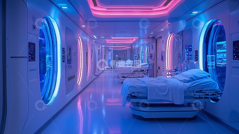 高清大图下载【趣麦麦图】未来医院病房13