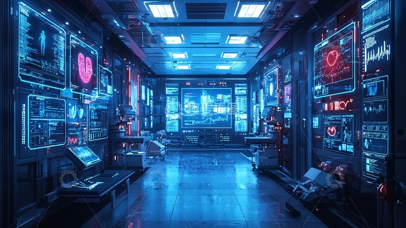 高清大图下载【趣麦麦图】未来科技实验室