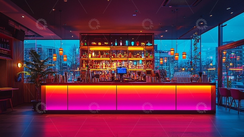 高清大图下载【趣麦麦图】酒吧灯光炫丽