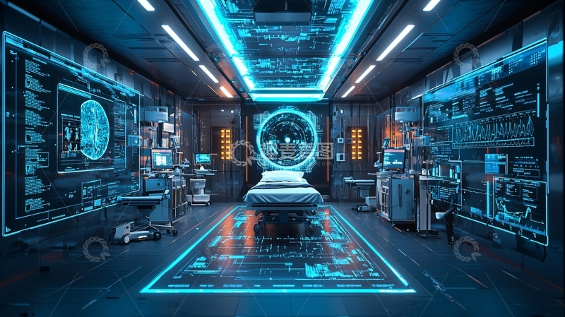 高清大图下载【趣麦麦图】未来科技医疗室