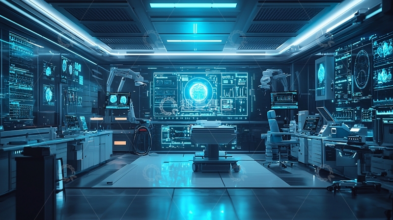 高清大图下载【趣麦麦图】未来科技实验室