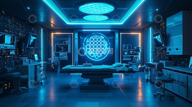 高清大图下载【趣麦麦图】科幻未来手术室