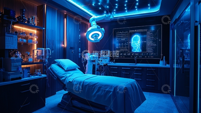 高清大图下载【趣麦麦图】未来科技手术室