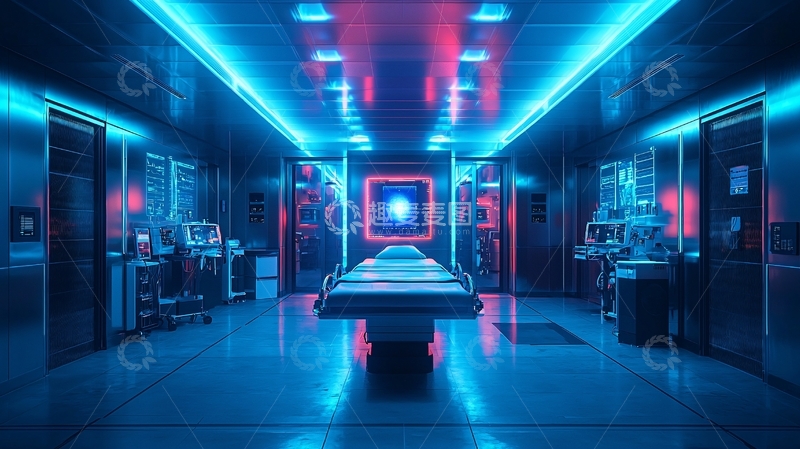高清大图下载【趣麦麦图】科幻未来手术室