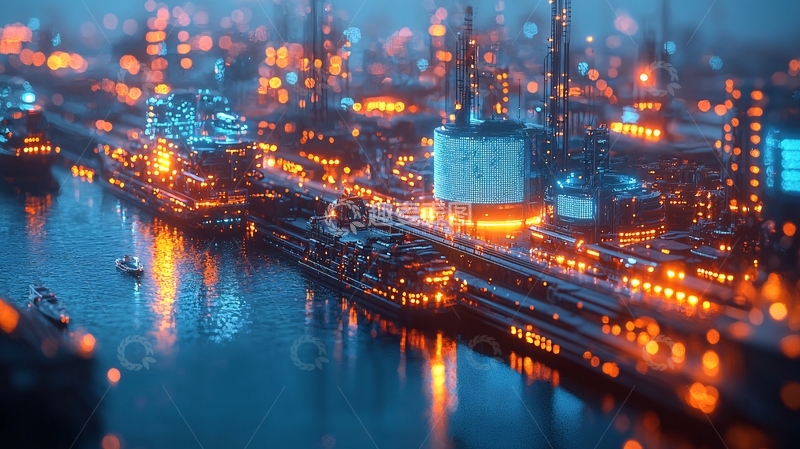 高清大图下载【趣麦麦图】未来都市夜景368