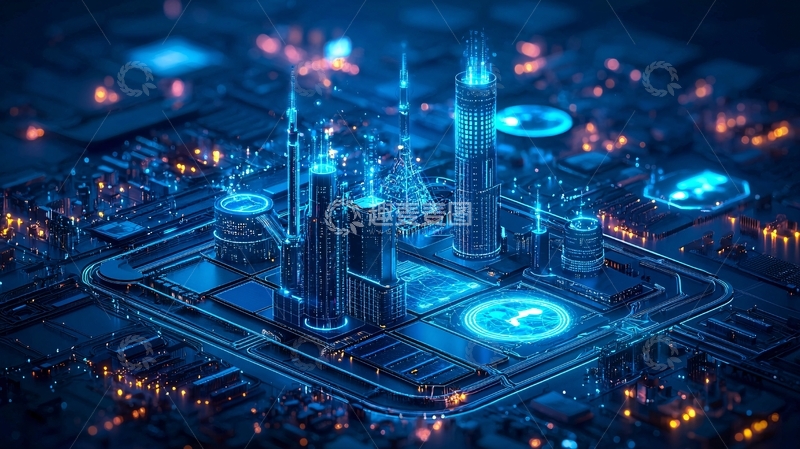 高清大图下载【趣麦麦图】未来科技城市144