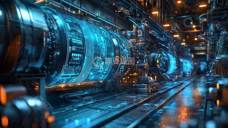 高清大图下载【趣麦麦图】未来科技感工业场景