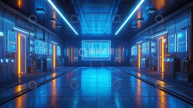 高清大图下载【趣麦麦图】科幻未来感走廊