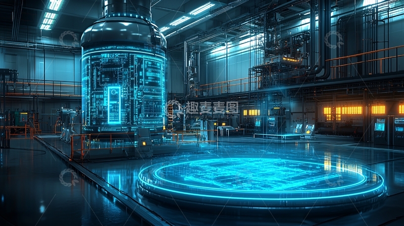 高清大图下载【趣麦麦图】未来科技实验室