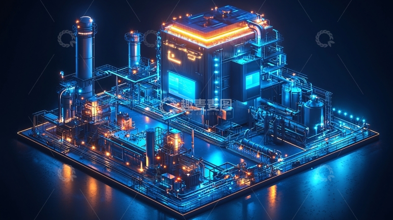 高清大图下载【趣麦麦图】未来科技工厂