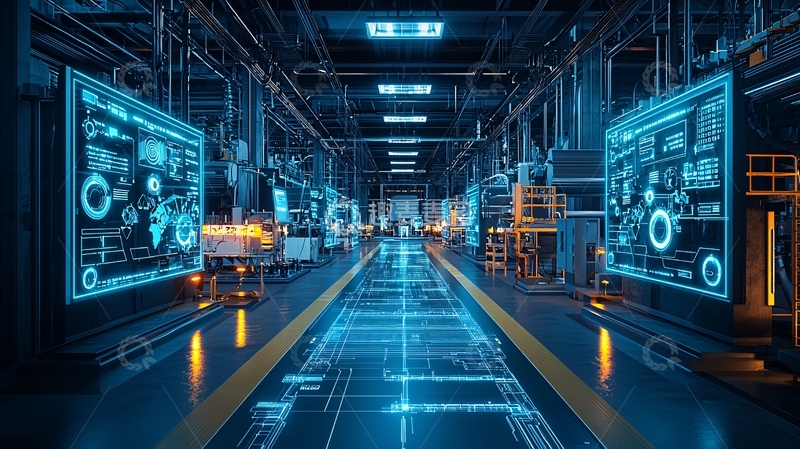 高清大图下载【趣麦麦图】未来工厂