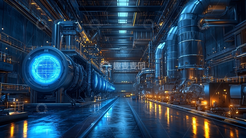 高清大图下载【趣麦麦图】未来科技感工业场景