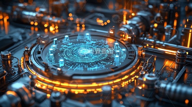 未来科技感机械核心