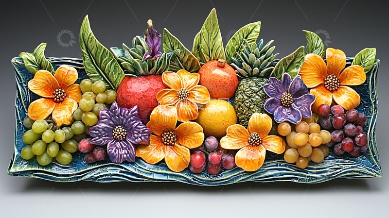 高清大图下载【趣麦麦图】水果陶瓷摆件