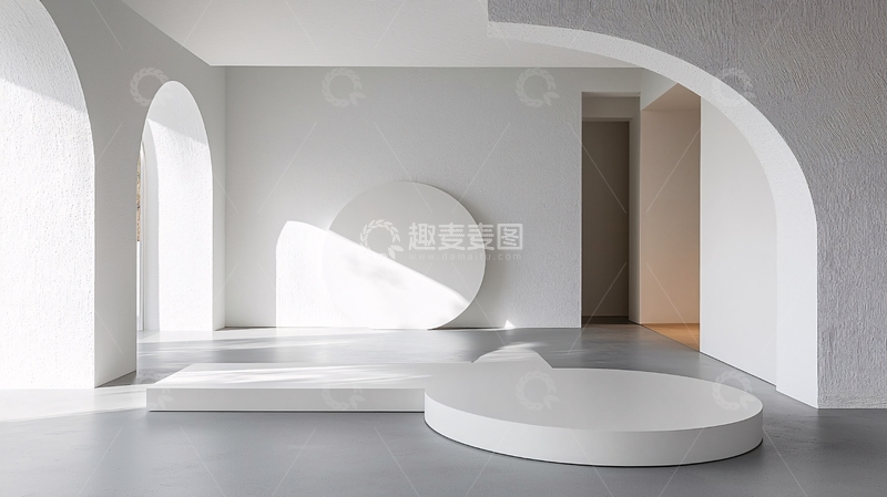 高清大图下载【趣麦麦图】极简主义白色空间