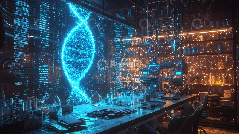 高清大图下载【趣麦麦图】未来科技实验室