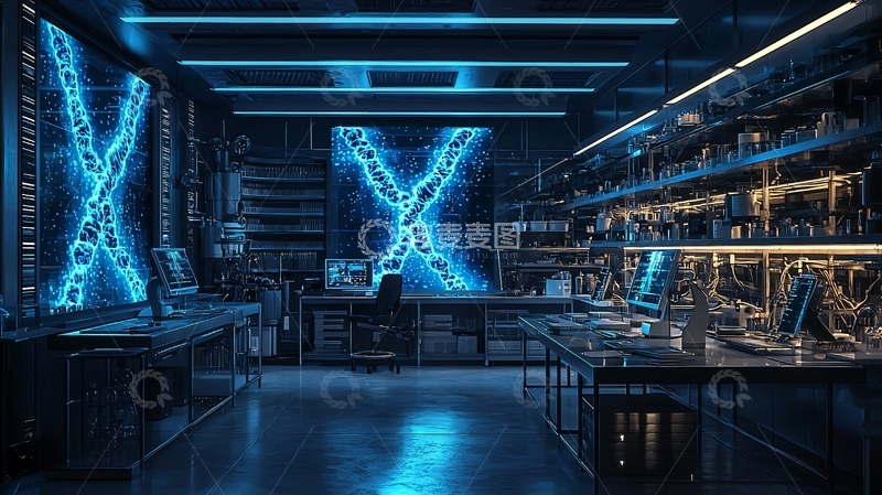 高清大图下载【趣麦麦图】未来科技实验室